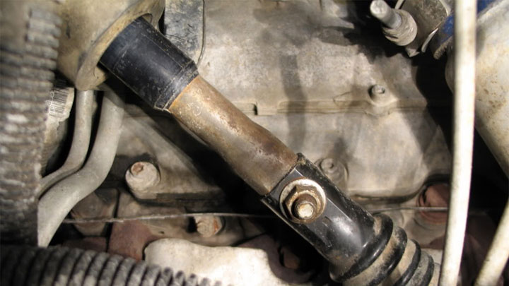 bad intermediate steering shaft symptoms