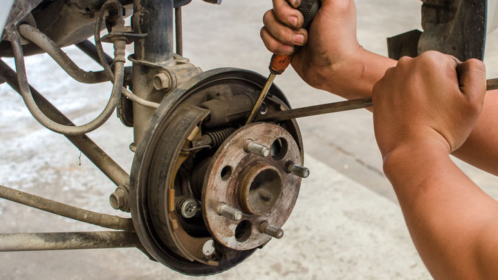 brake shoe replacement