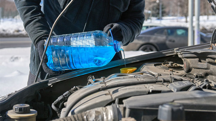 can windshield washer fluid freeze?