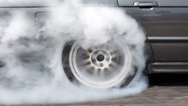how to do a burnout in an automatic
