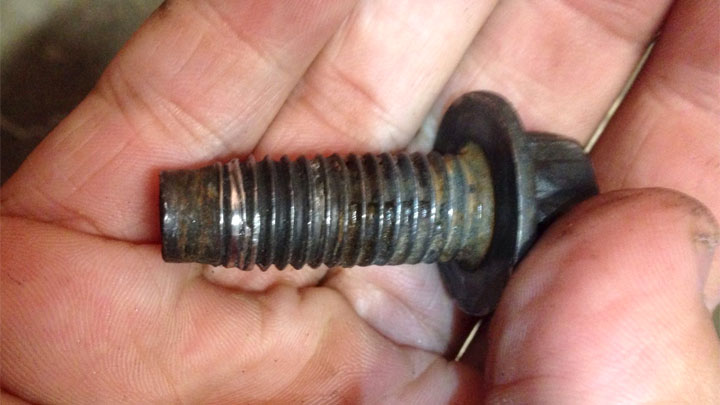 how to remove stripped bolt