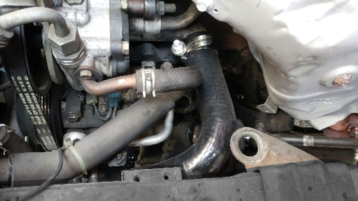 purpose of lower radiator hose