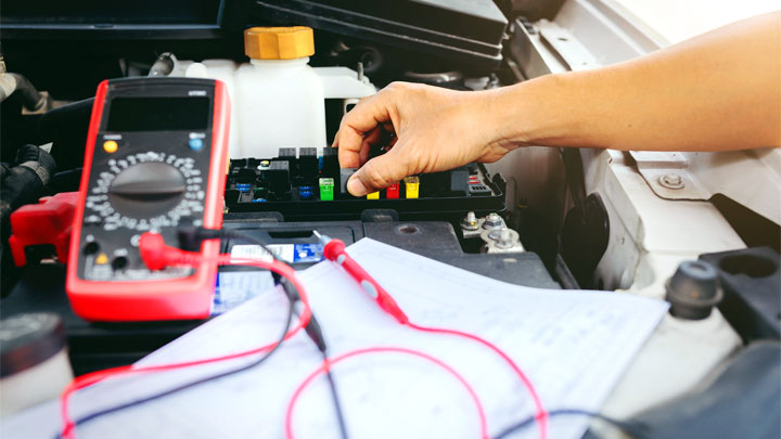 testing relay with multimeter