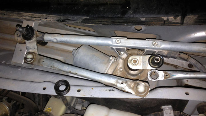 wiper linkage transmission